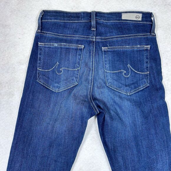 Adriano Goldschmied Jeans Womens 25R Farrah Skinny Ankle High Rise Dark Wash - Picture 14 of 15